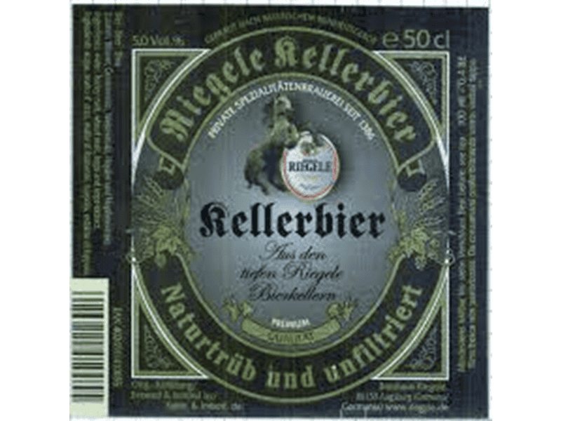 Riegele kellerbier, 20 ltr.