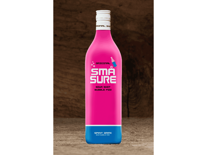 Små Sure Bubbel Fizz 1 ltr. 1 stk.