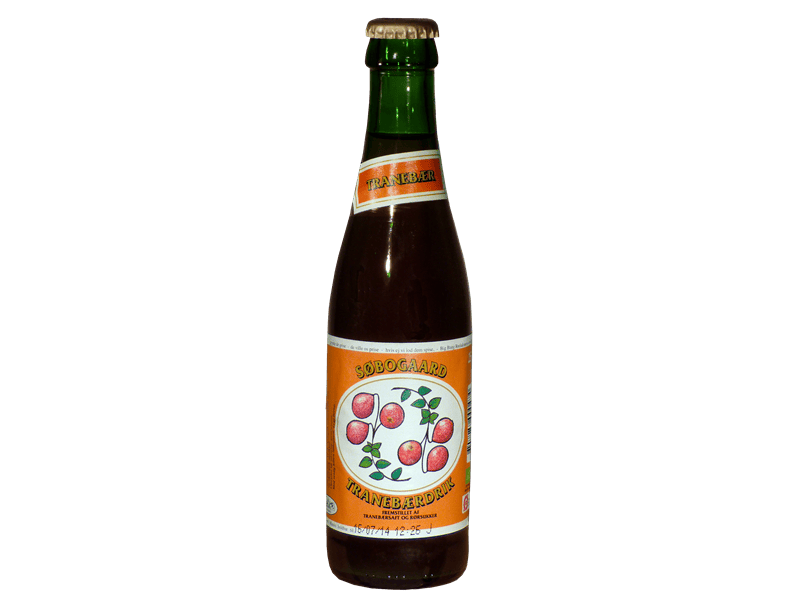 Søbogaard Tranebær øko 25 cl. 24 stk.
