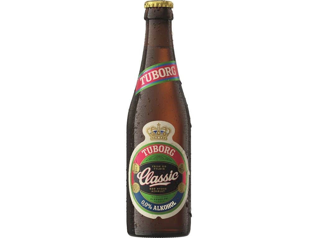 Tuborg Classic 0,0 % 33 cl. 30 stk.