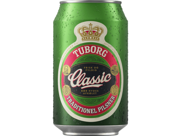 Tuborg Classic ds. 4 x 6-Pack 24 stk
