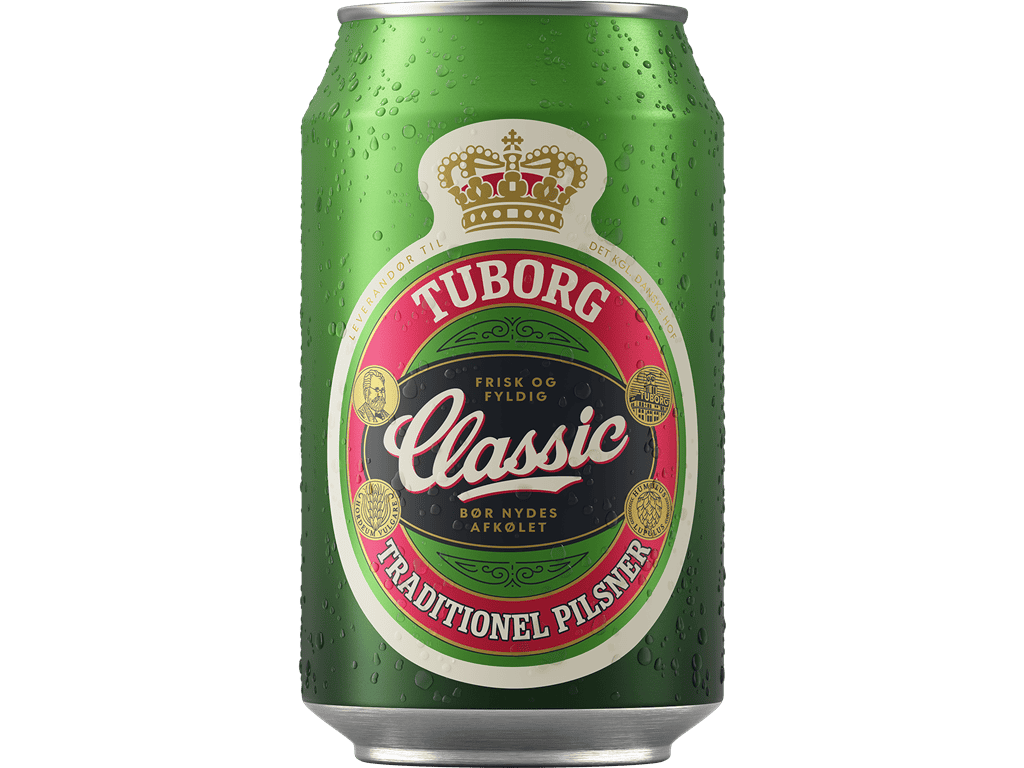 Tuborg Classic ds. 4 x 6-Pack 24 stk