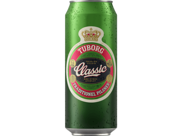 Tuborg Classic dåse 50 cl. 24 stk.