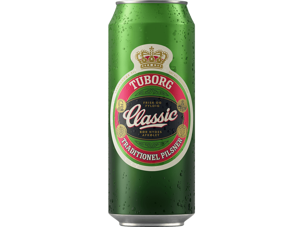 Tuborg Classic dåse 50 cl. 24 stk.