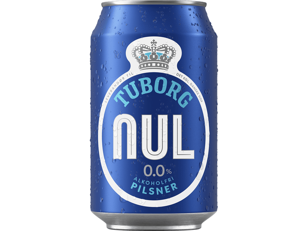 Tuborg 0,0% 4 x 6-Pack 24 stk