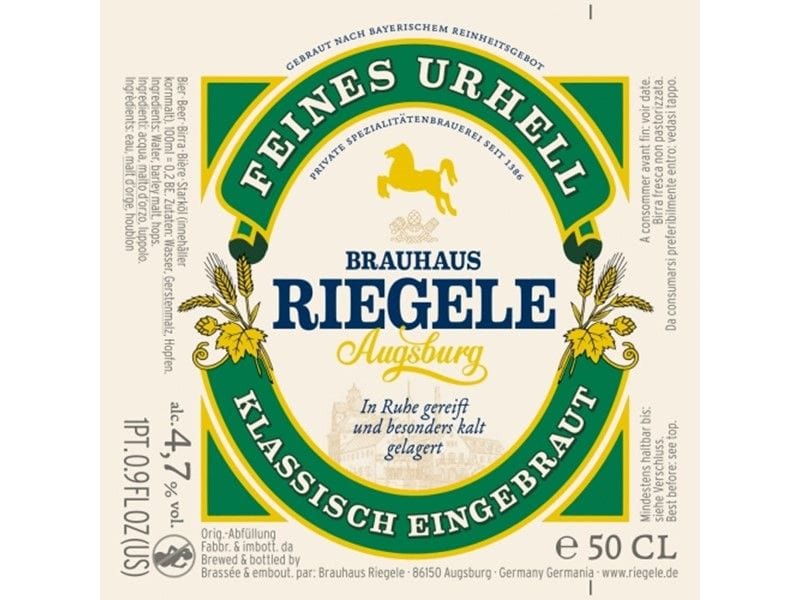 Riegele Urhell, 30 ltr.