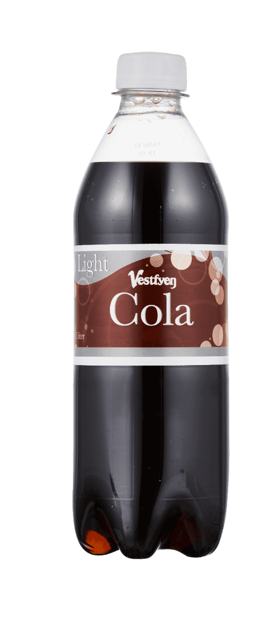 Vestfyen Cola Light 50 cl. 9 stk.